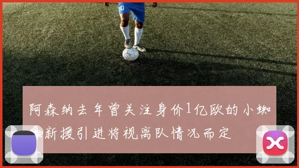 阿森纳去年曾关注身价1亿欧的小蜘蛛新援引进将视离队情况而定